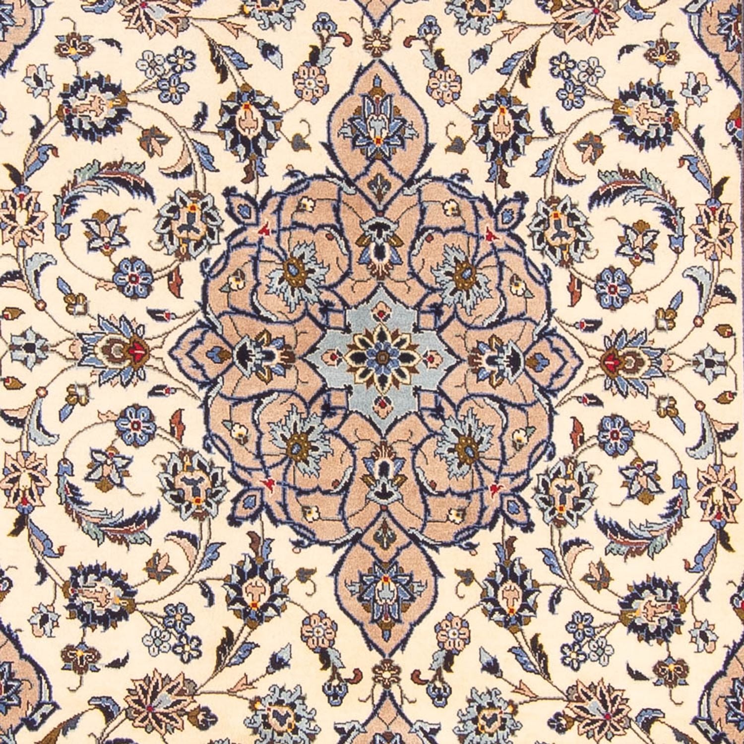 Perserteppich - Keshan - 306 x 192 cm - creme