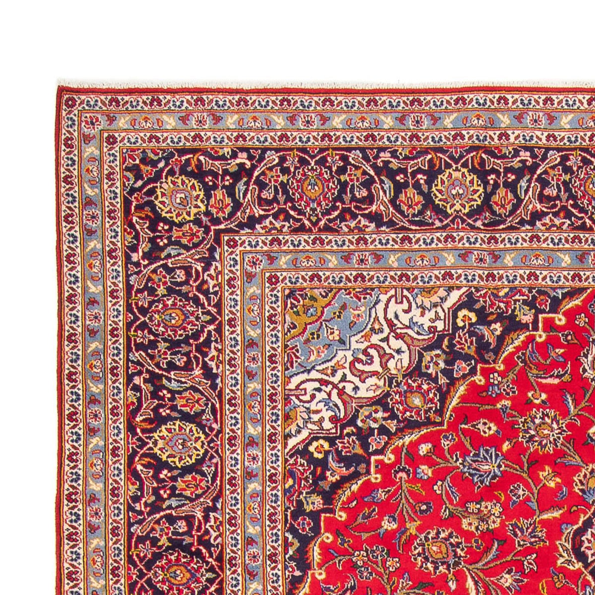 Keshan Teppich 247x346cm - Perserteppich - rot