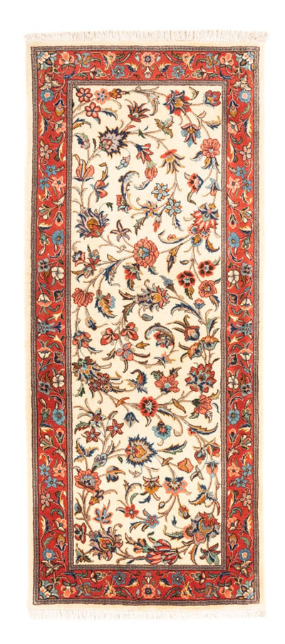Sarough Teppich 70x167cm - Perserteppich - creme