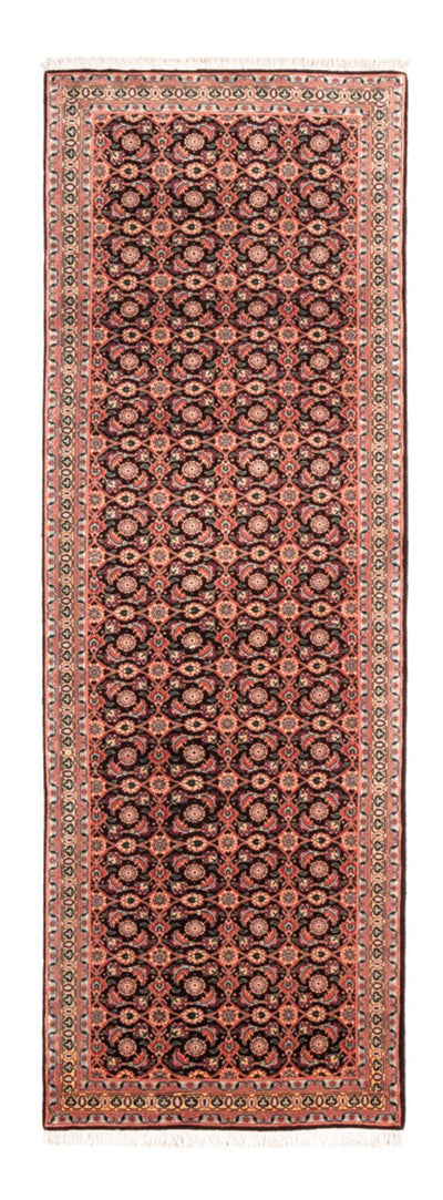 Täbriz - 50 Raj Teppich 67x198cm - Perserteppich - dunkelblau