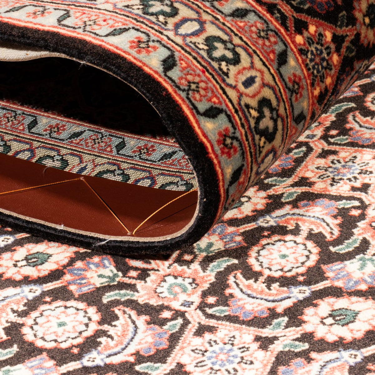 Läufer Perser - Täbriz - Royal - 200 x 68 cm - dunkelblau