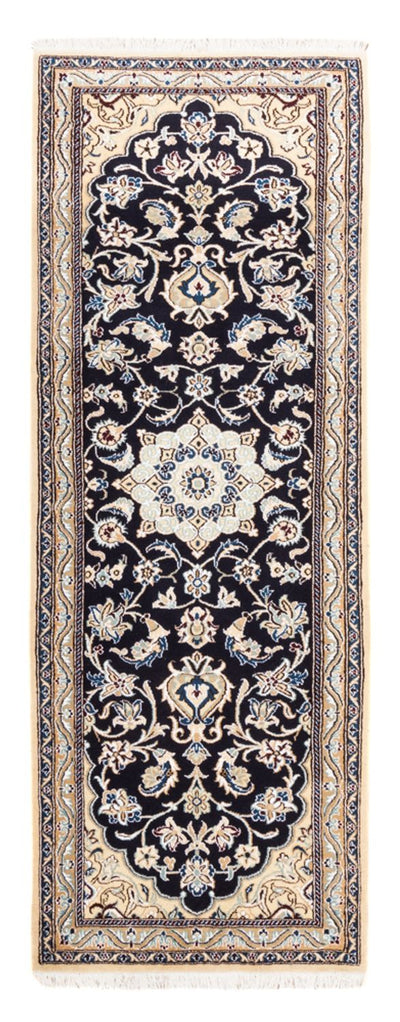 Nain Teppich 68x190cm - Perserteppich - dunkelblau