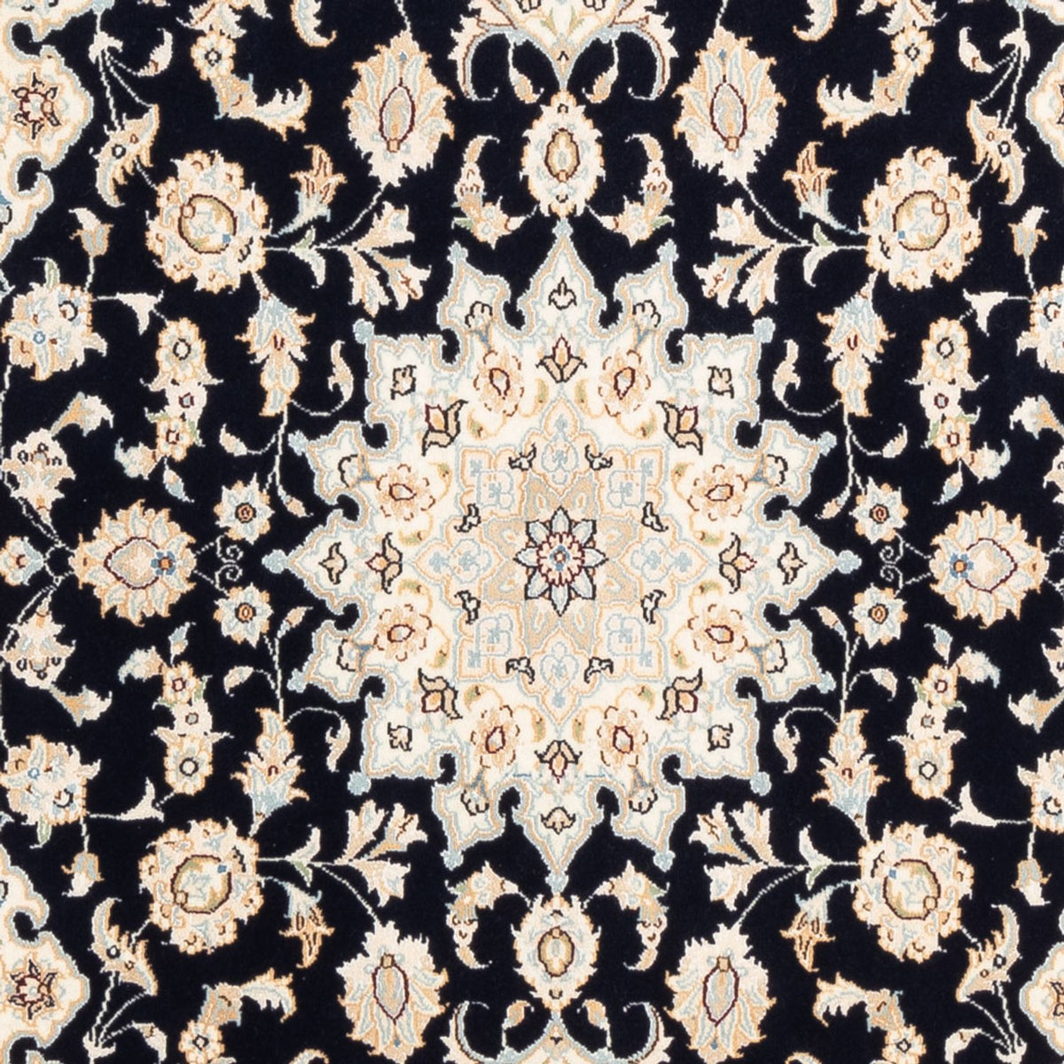 Perserteppich - Nain - Premium - 183 x 119 cm - dunkelblau