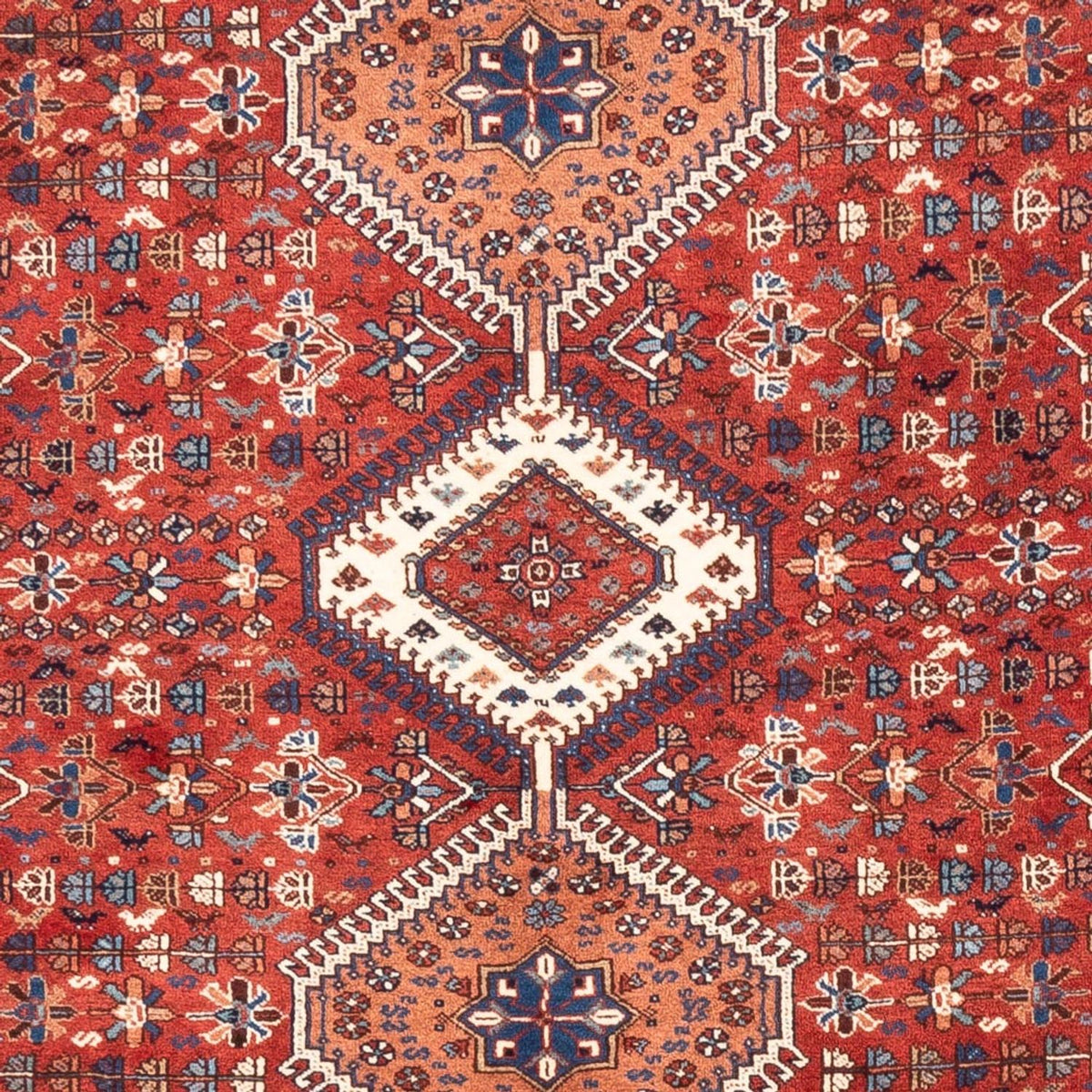 Perserteppich - Nomadic - 230 x 155 cm - rot