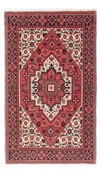 Perserteppich - Nomadic - 122 x 83 cm - rot