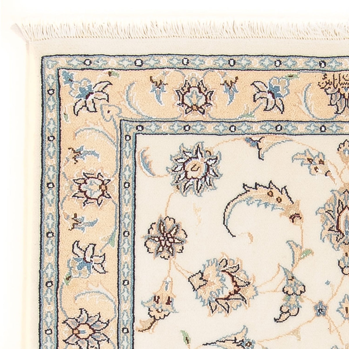 Perserteppich - Nain - Premium - 115 x 74 cm - creme