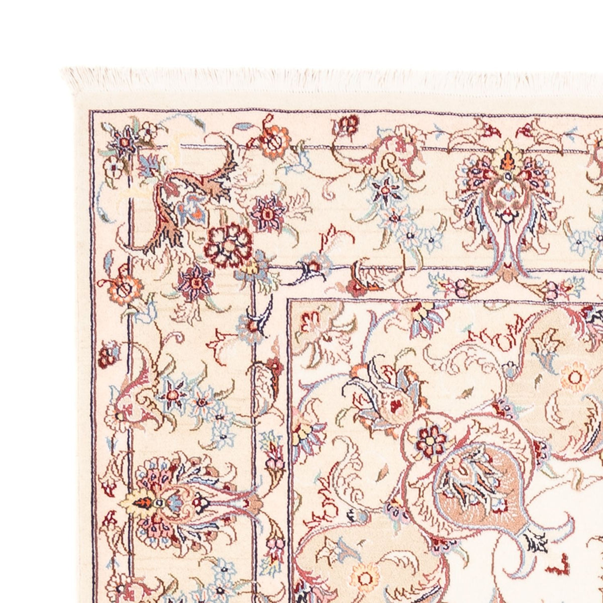 Perserteppich - Täbriz - 196 x 151 cm - creme