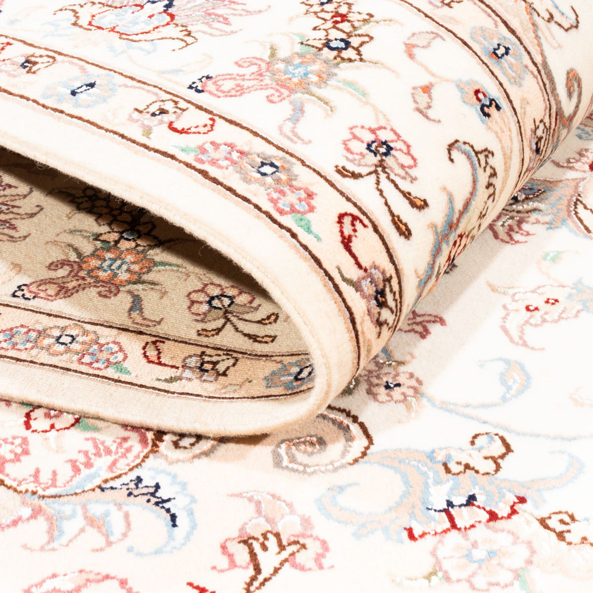 Perserteppich - Täbriz - 196 x 153 cm - creme