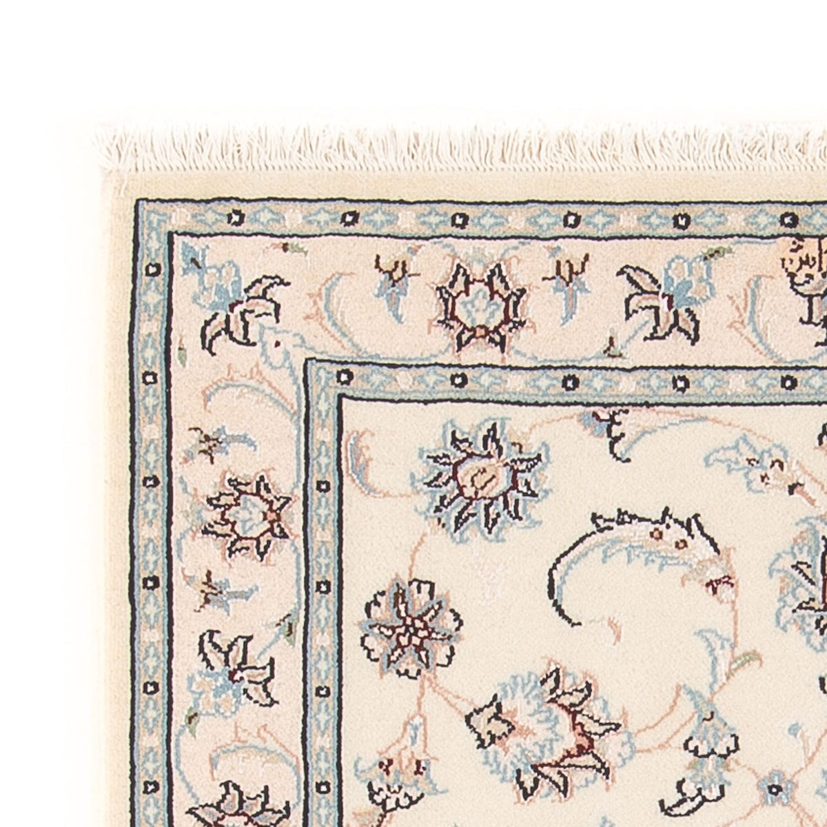 Perserteppich - Nain - Premium - 108 x 80 cm - creme