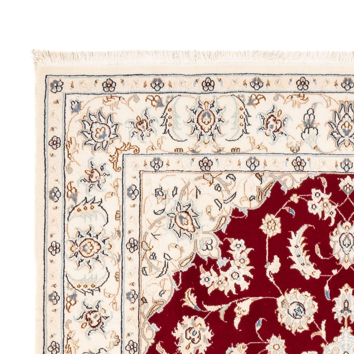 Perserteppich - Nain - Premium - 176 x 117 cm - rot