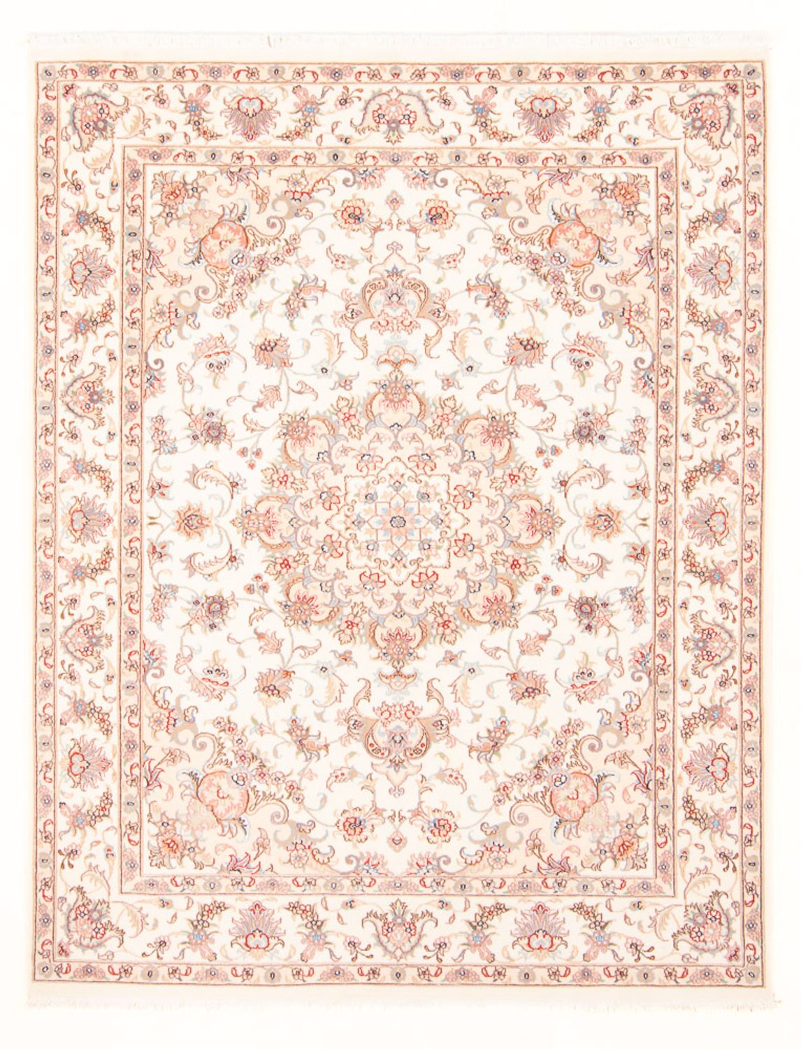 Perserteppich - Täbriz - Royal - 194 x 148 cm - creme