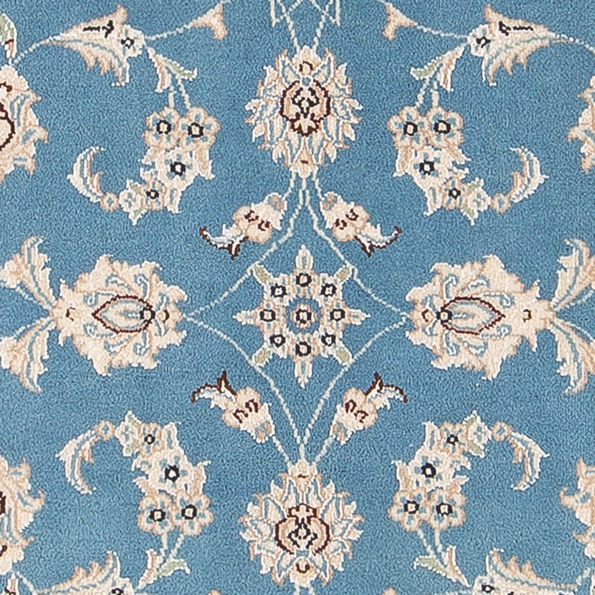 Perserteppich - Nain - Premium - 120 x 80 cm - hellblau