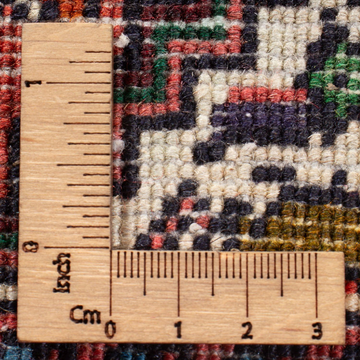 Perserteppich - Nomadic - 124 x 77 cm - dunkelrot