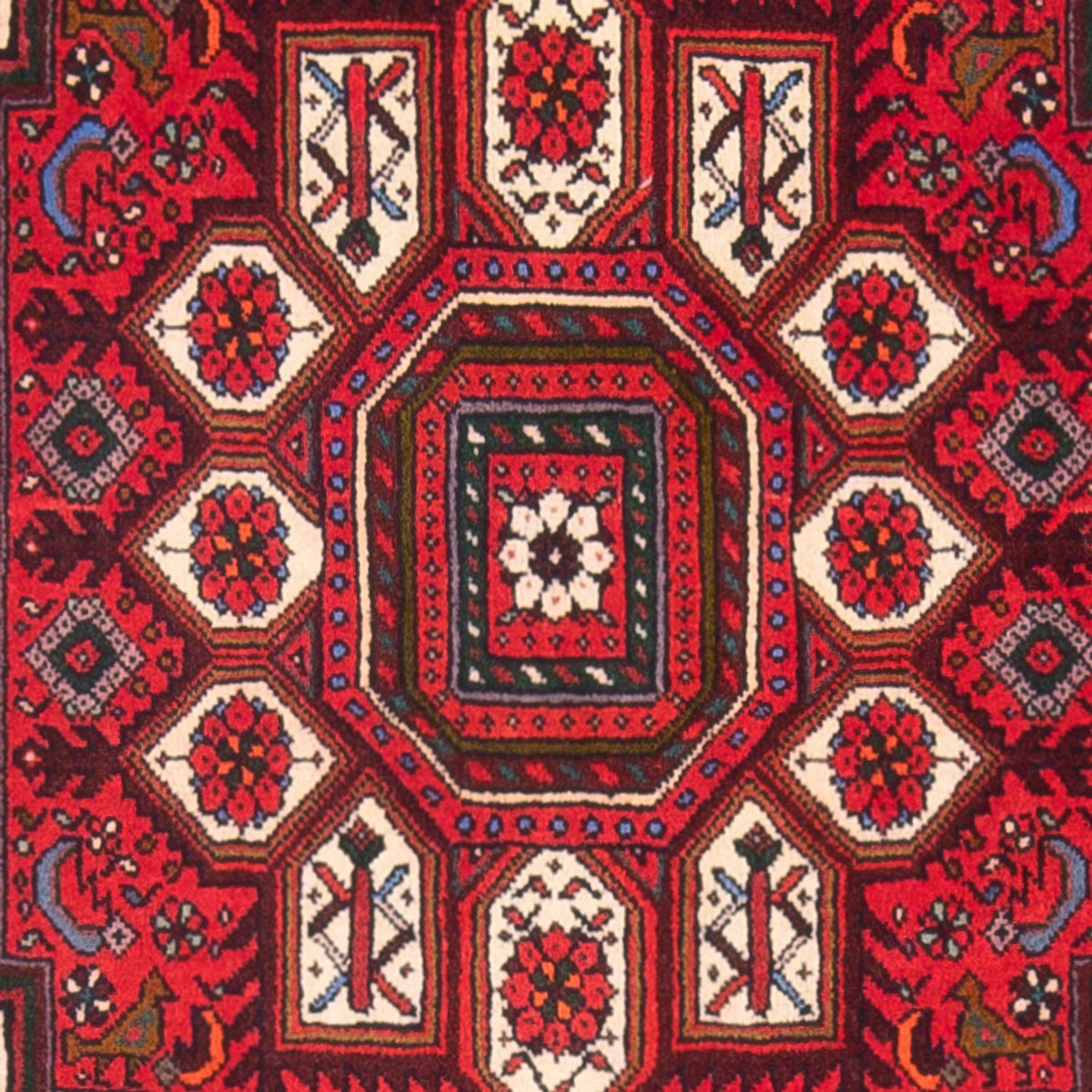 Perserteppich - Nomadic - 137 x 78 cm - rot