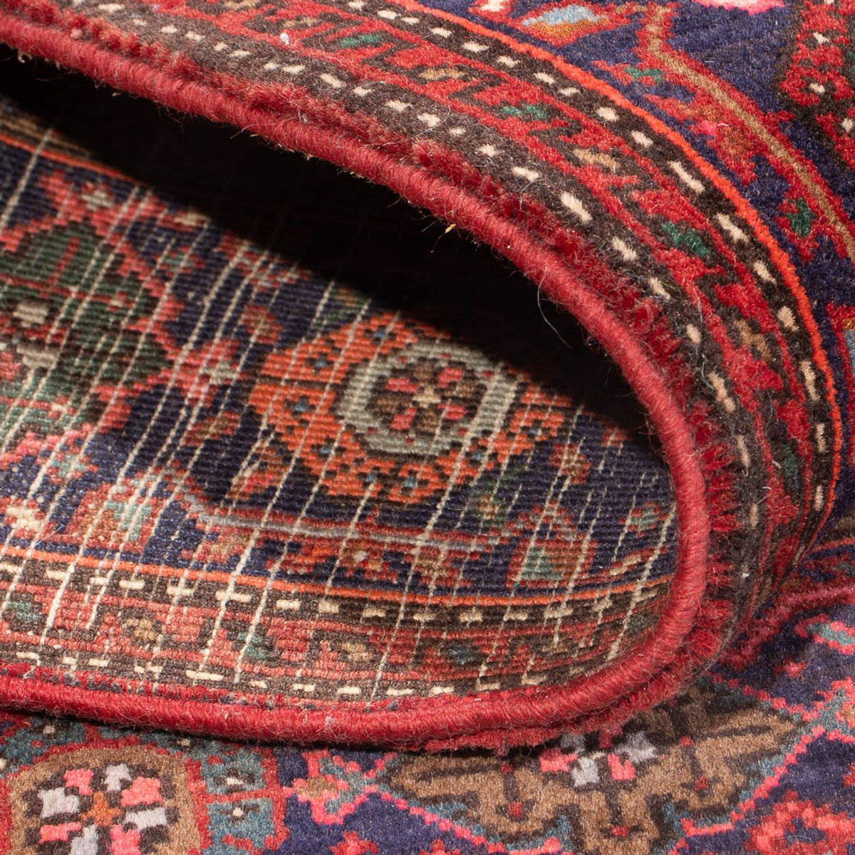 Perserteppich - Nomadic - 125 x 78 cm - dunkelrot