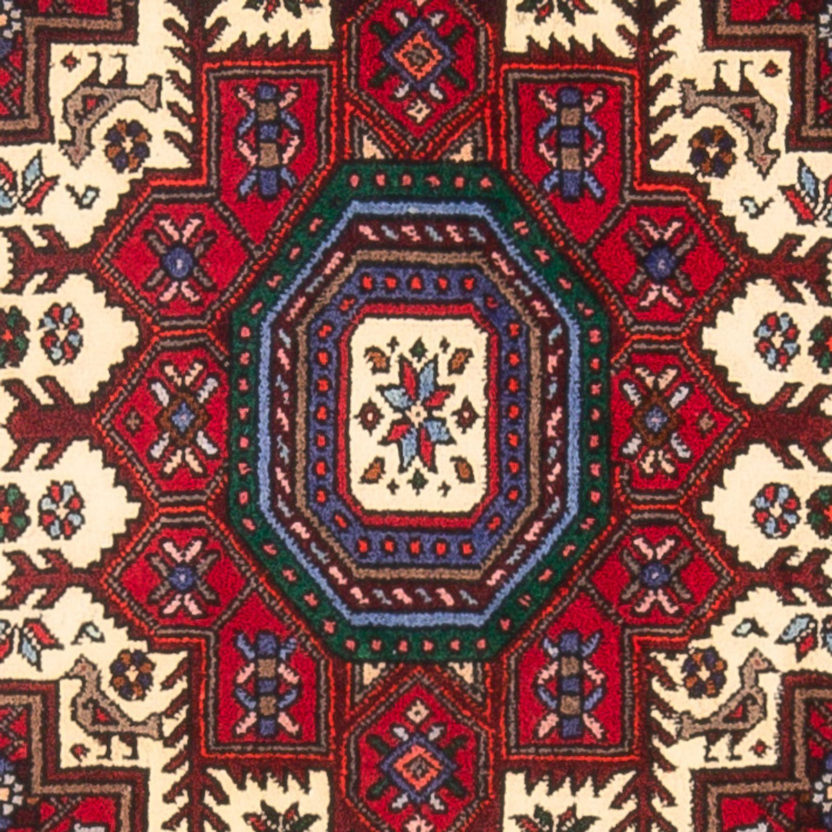 Perserteppich - Nomadic - 125 x 78 cm - creme