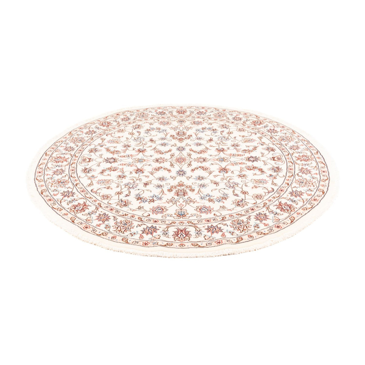Perserteppich - Täbriz rund  - 153 x 150 cm - creme