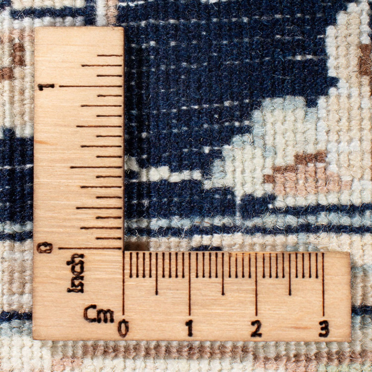 Perserteppich - Nain - Premium - 118 x 78 cm - dunkelblau