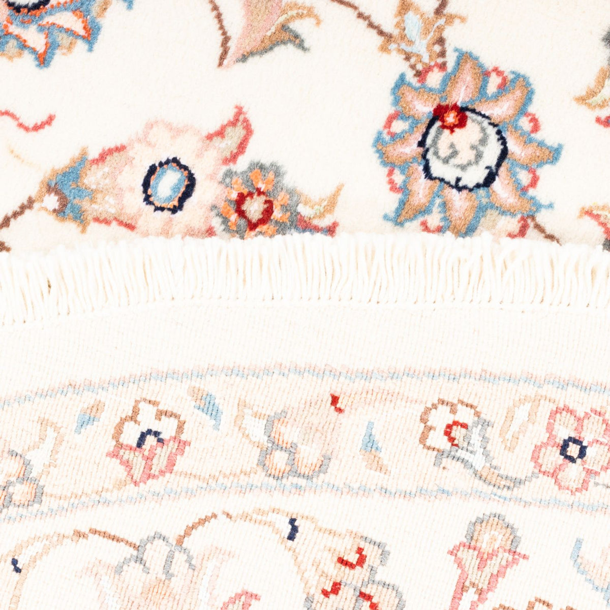 Perserteppich - Täbriz rund  - 157 x 151 cm - creme