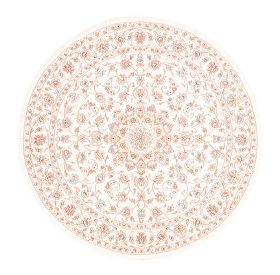 Perserteppich - Täbriz rund  - 150 x 150 cm - creme