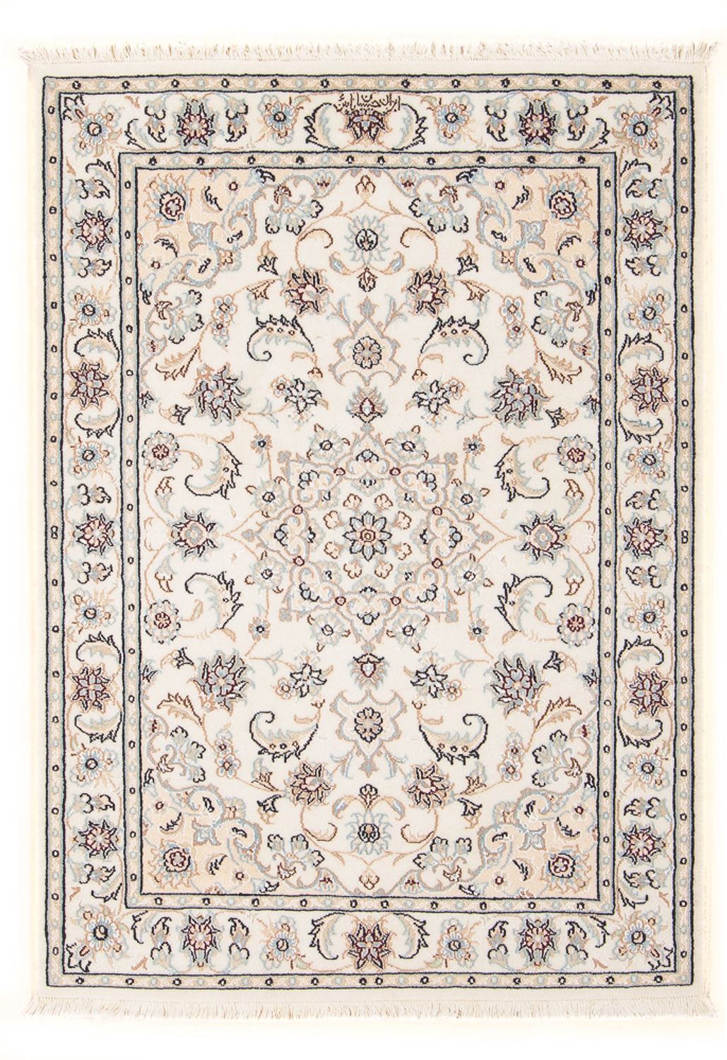 Perserteppich - Nain - Premium - 120 x 80 cm - creme