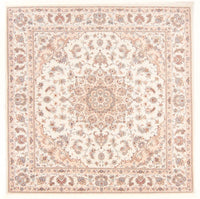Perserteppich - Täbriz - Royal quadratisch  - 208 x 197 cm - creme