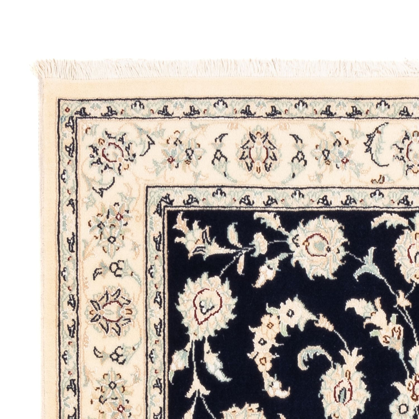 Perserteppich - Nain - Premium - 158 x 105 cm - dunkelblau