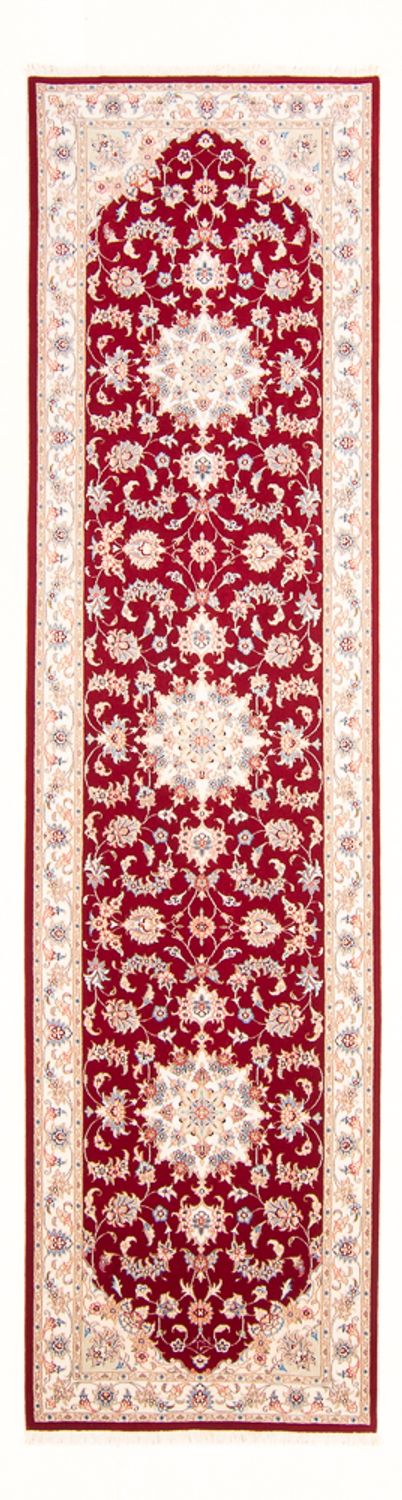 Läufer Perser - Täbriz - Royal - 305 x 81 cm - rot
