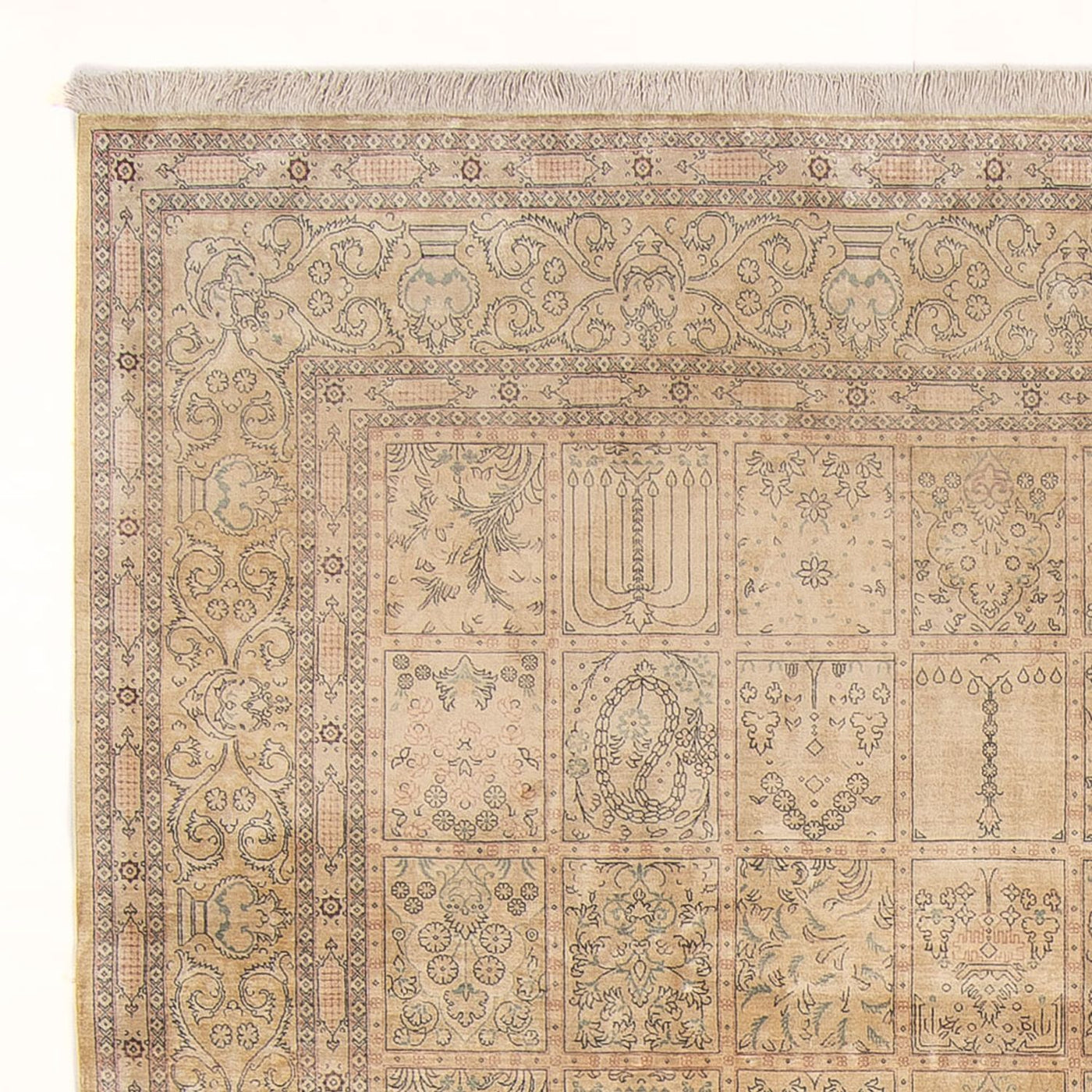 Ghom - Seide Teppich 294x191cm - Perserteppich