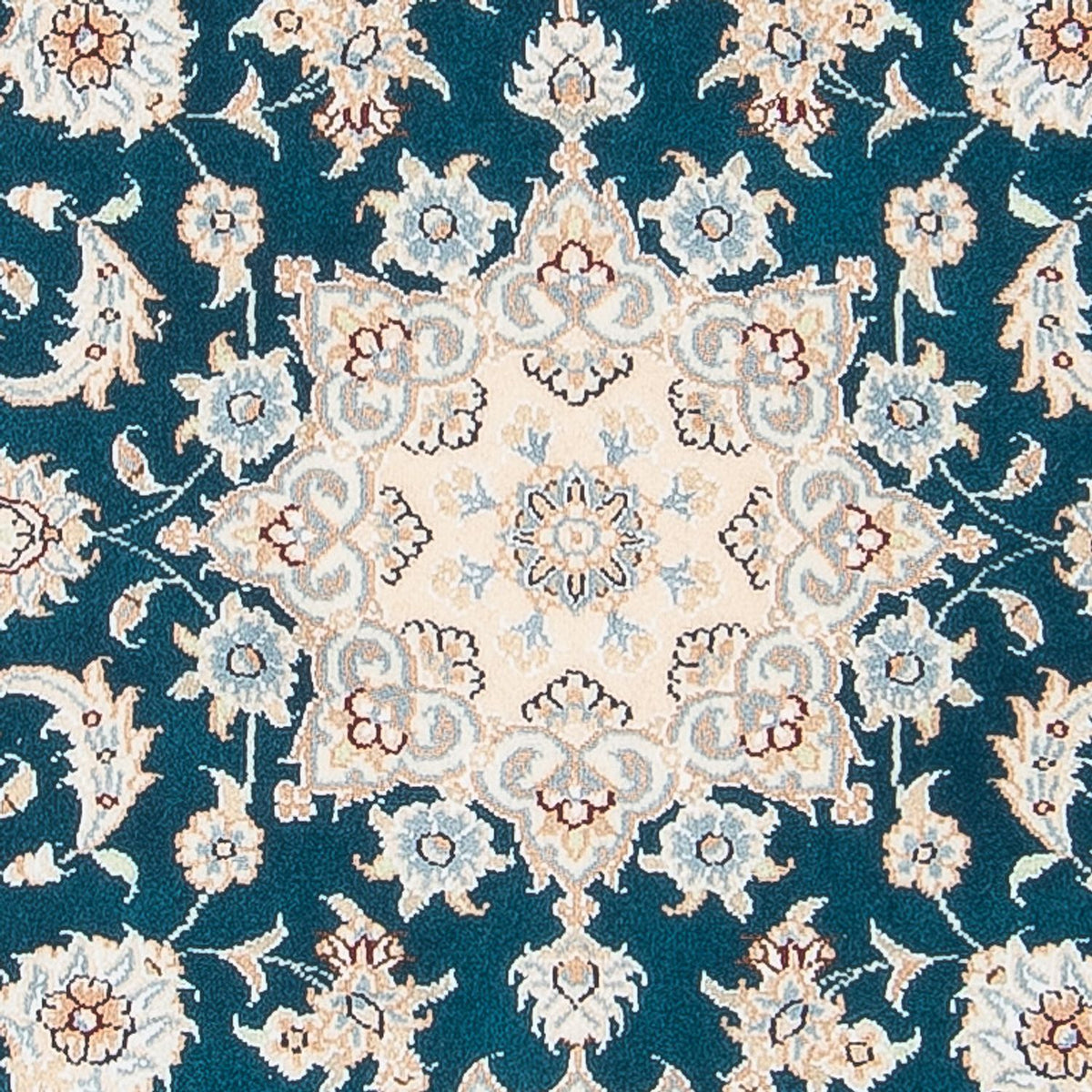 Perserteppich - Nain - Premium - 120 x 80 cm - dunkelgrün