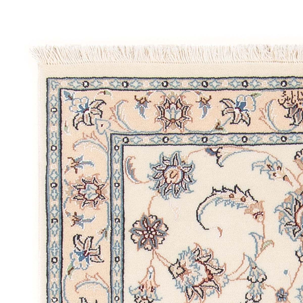 Perserteppich - Nain - Premium - 122 x 81 cm - creme