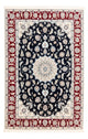 Perserteppich - Nain - Premium - 180 x 118 cm - dunkelblau