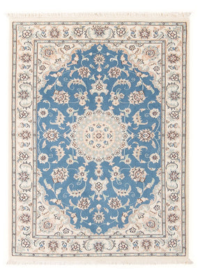 Perserteppich - Nain - Premium - 116 x 81 cm - hellblau
