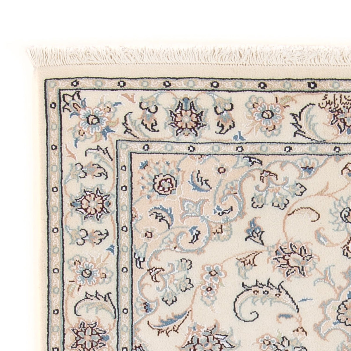 Perserteppich - Nain - Premium - 120 x 83 cm - creme