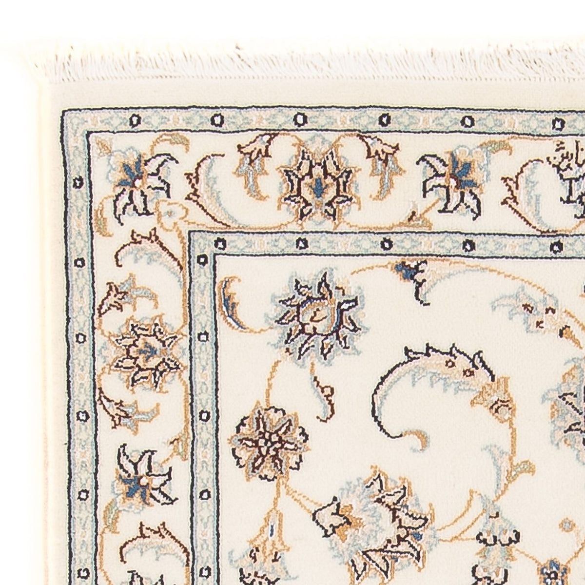 Perserteppich - Nain - Premium - 118 x 80 cm - creme