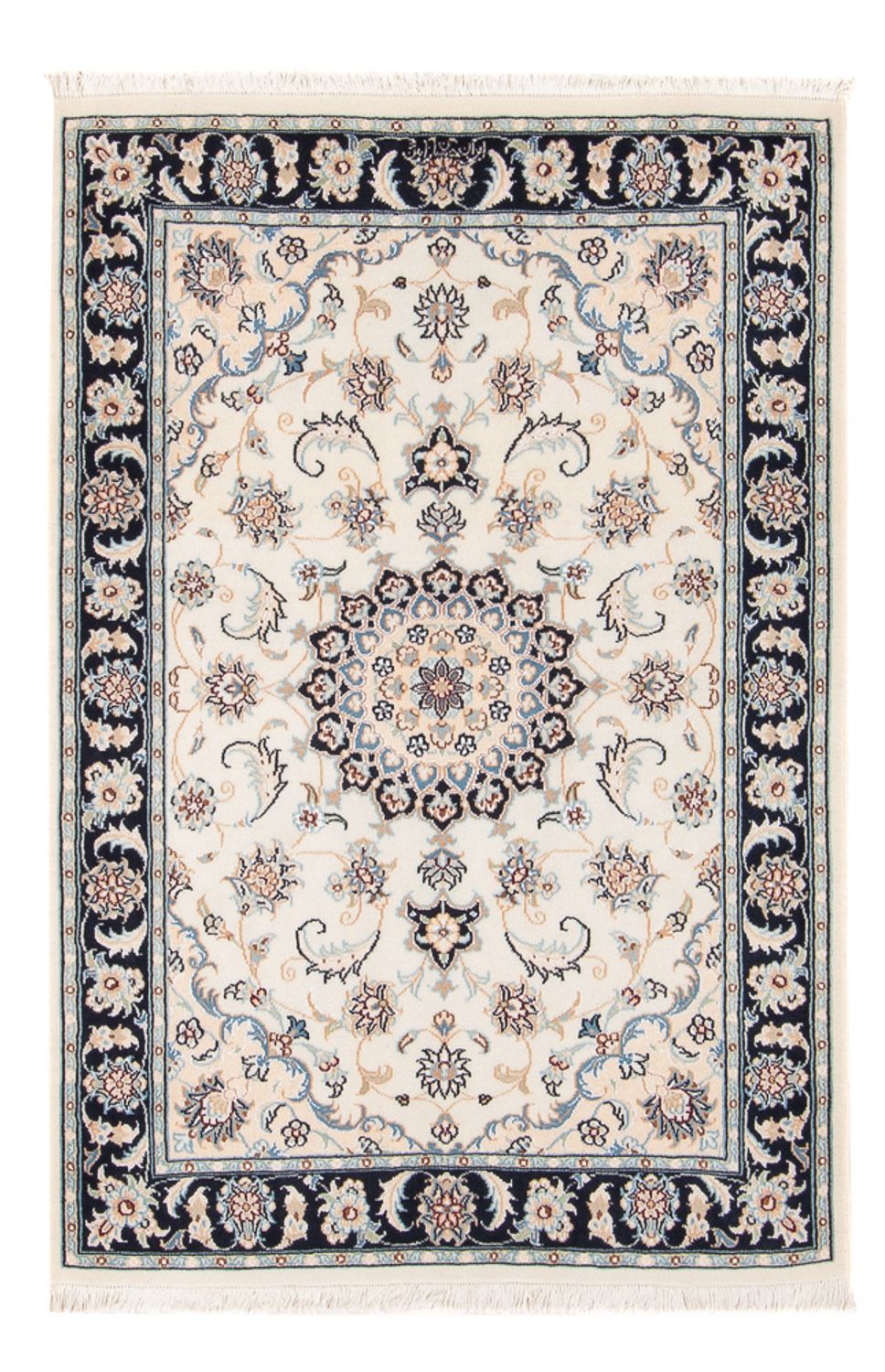 Perserteppich - Nain - Premium - 120 x 82 cm - creme