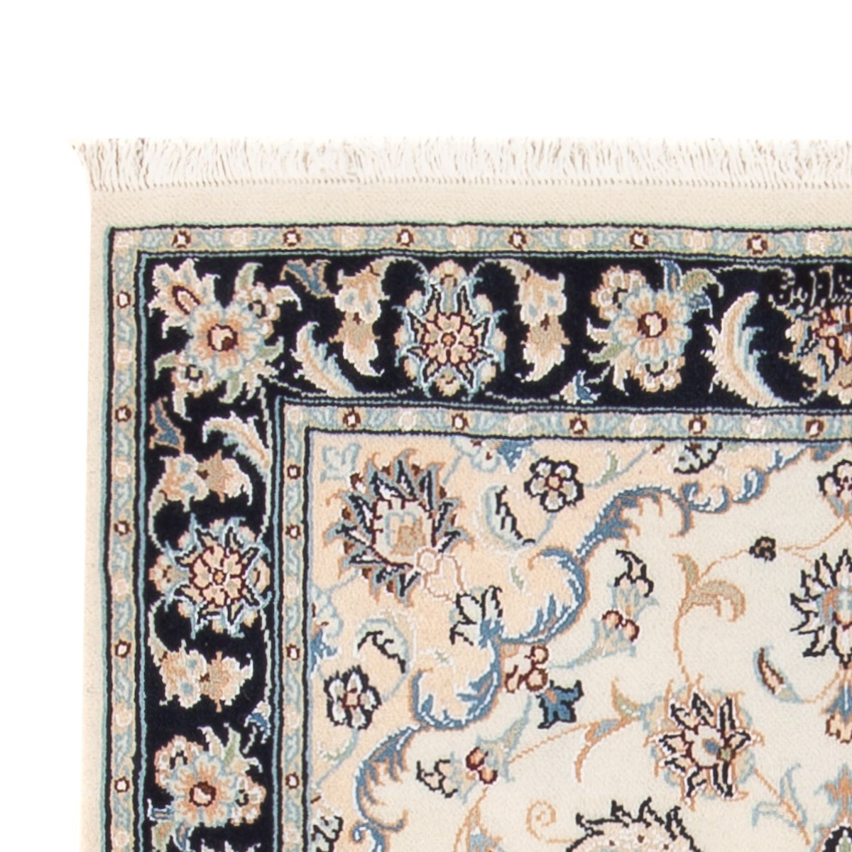 Perserteppich - Nain - Premium - 120 x 82 cm - creme