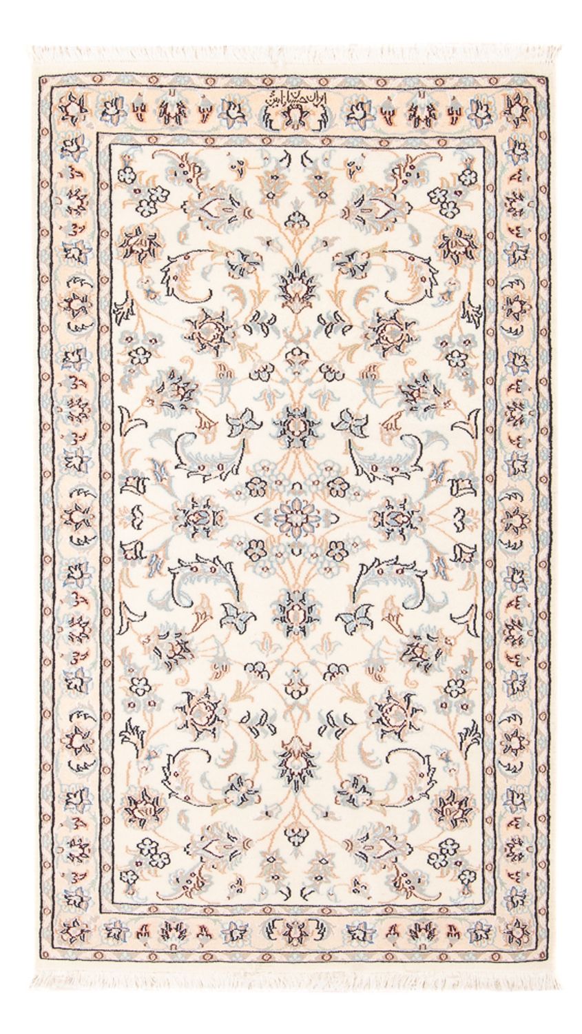 Perserteppich - Nain - Premium - 138 x 73 cm - creme