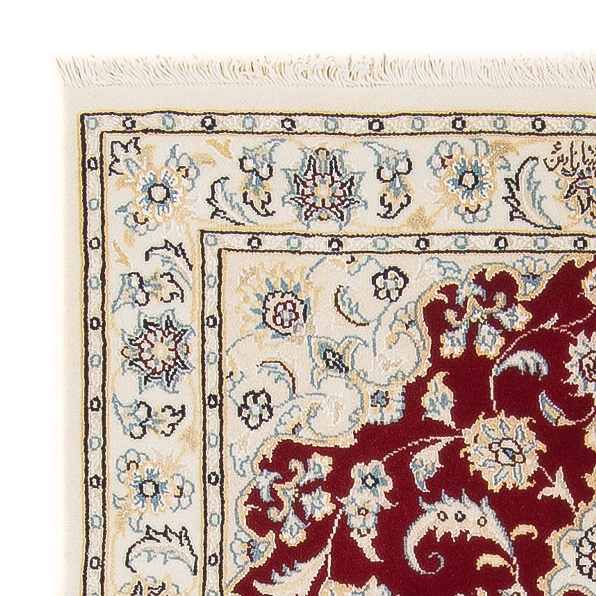 Perserteppich - Nain - Premium - 117 x 81 cm - rot