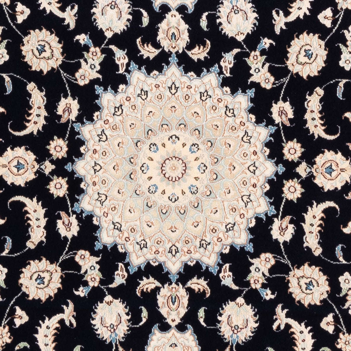 Perserteppich - Nain - Premium - 175 x 117 cm - dunkelblau