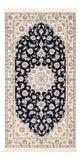 Perserteppich - Nain - Premium - 137 x 73 cm - dunkelblau