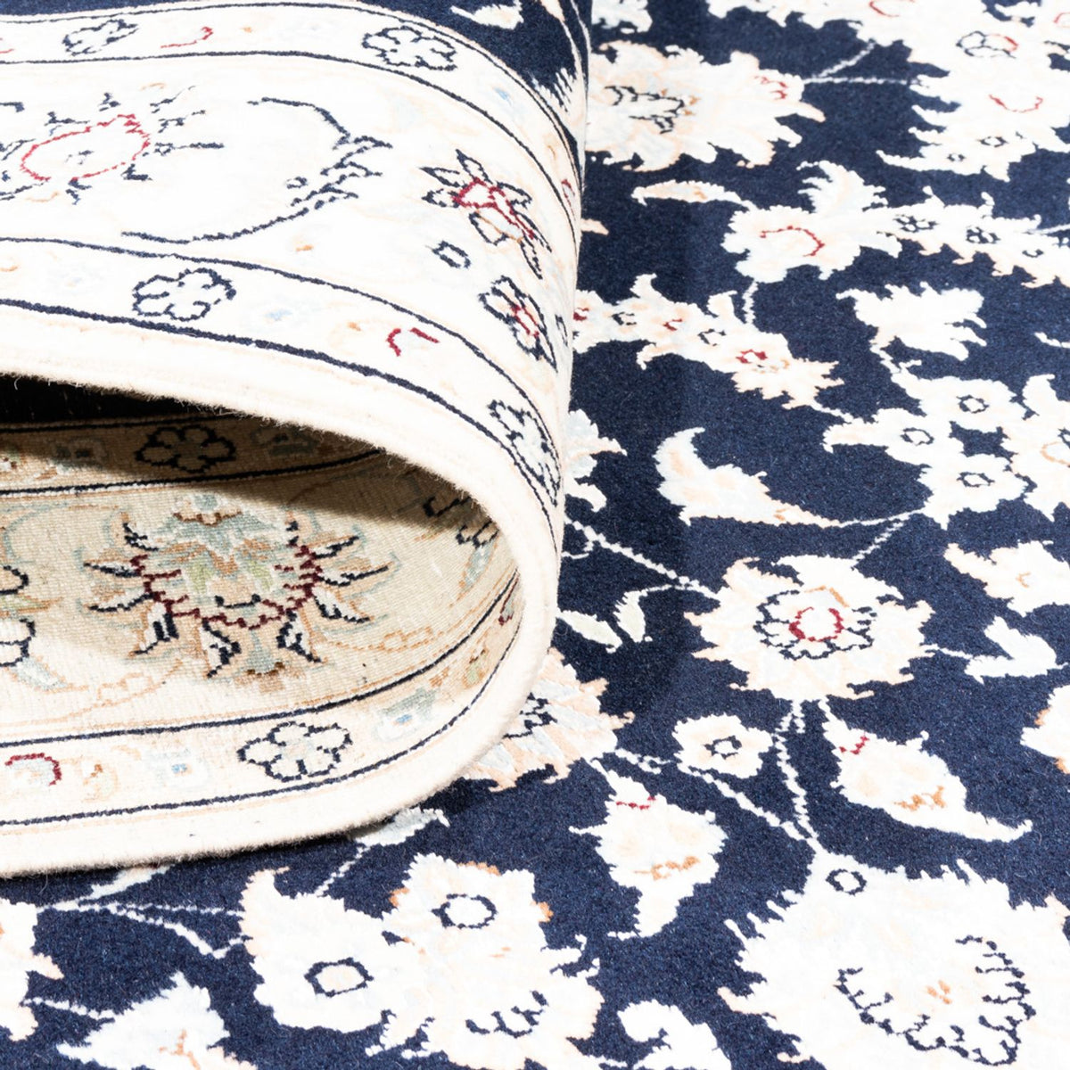 Perserteppich - Nain - Premium - 171 x 120 cm - dunkelrot