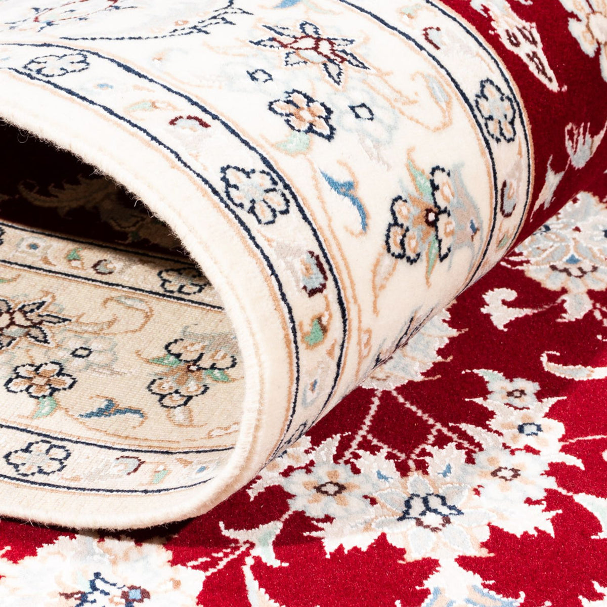 Perserteppich - Nain - Premium - 176 x 120 cm - rot