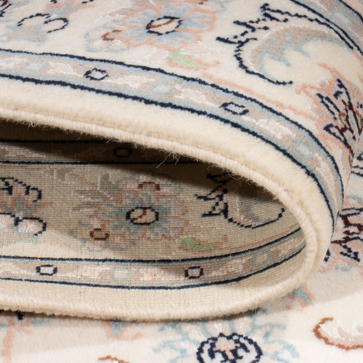 Perserteppich - Nain - Premium - 119 x 77 cm - creme