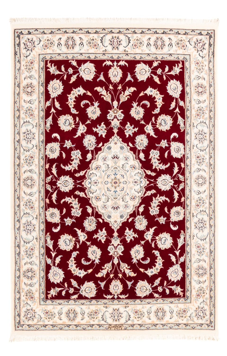 Perserteppich - Nain - Premium - 160 x 108 cm - rot