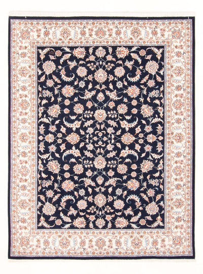 Täbriz - 50 Raj Teppich 150x196cm - Perserteppich - dunkelblau