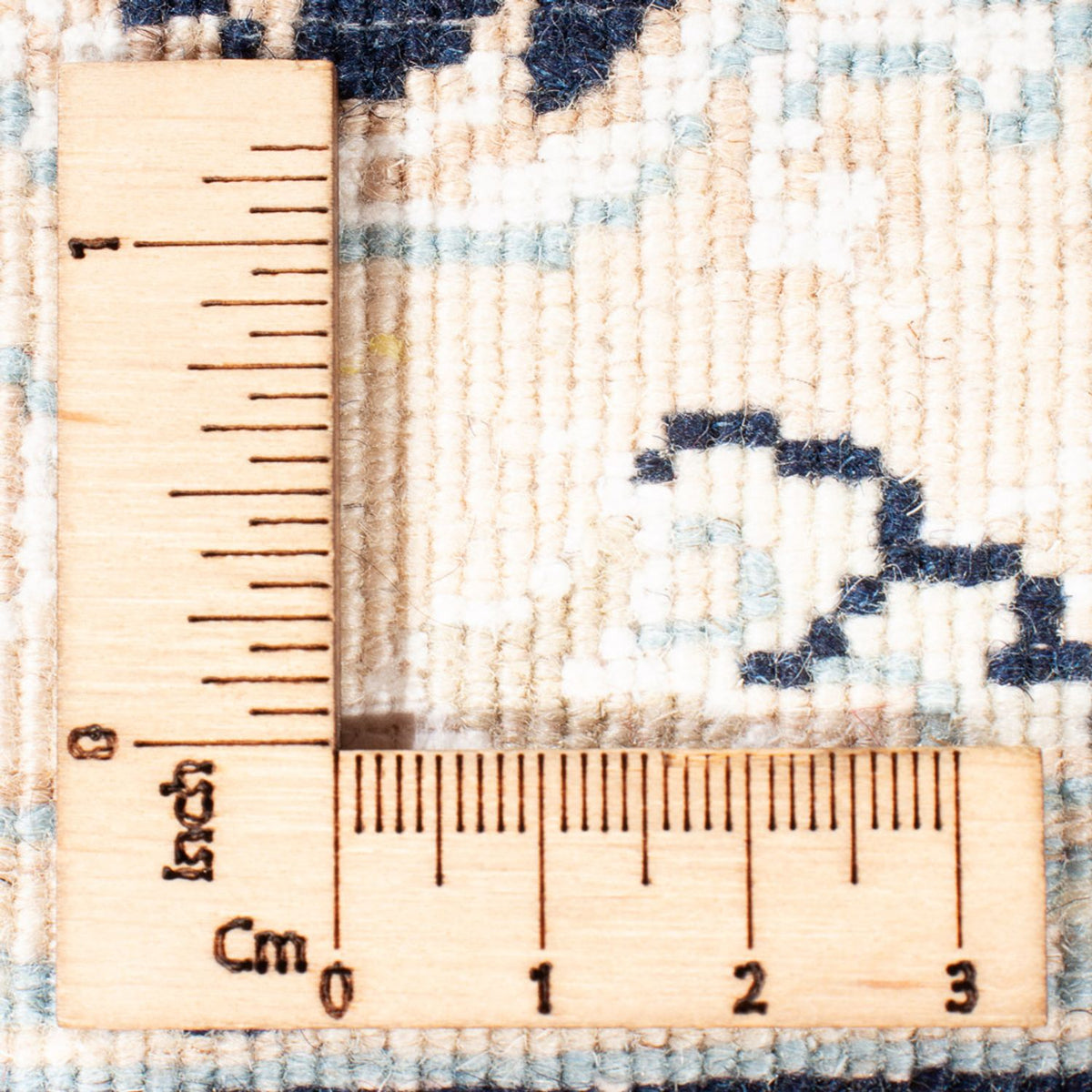 Perserteppich - Nain - Premium - 120 x 81 cm - dunkelblau