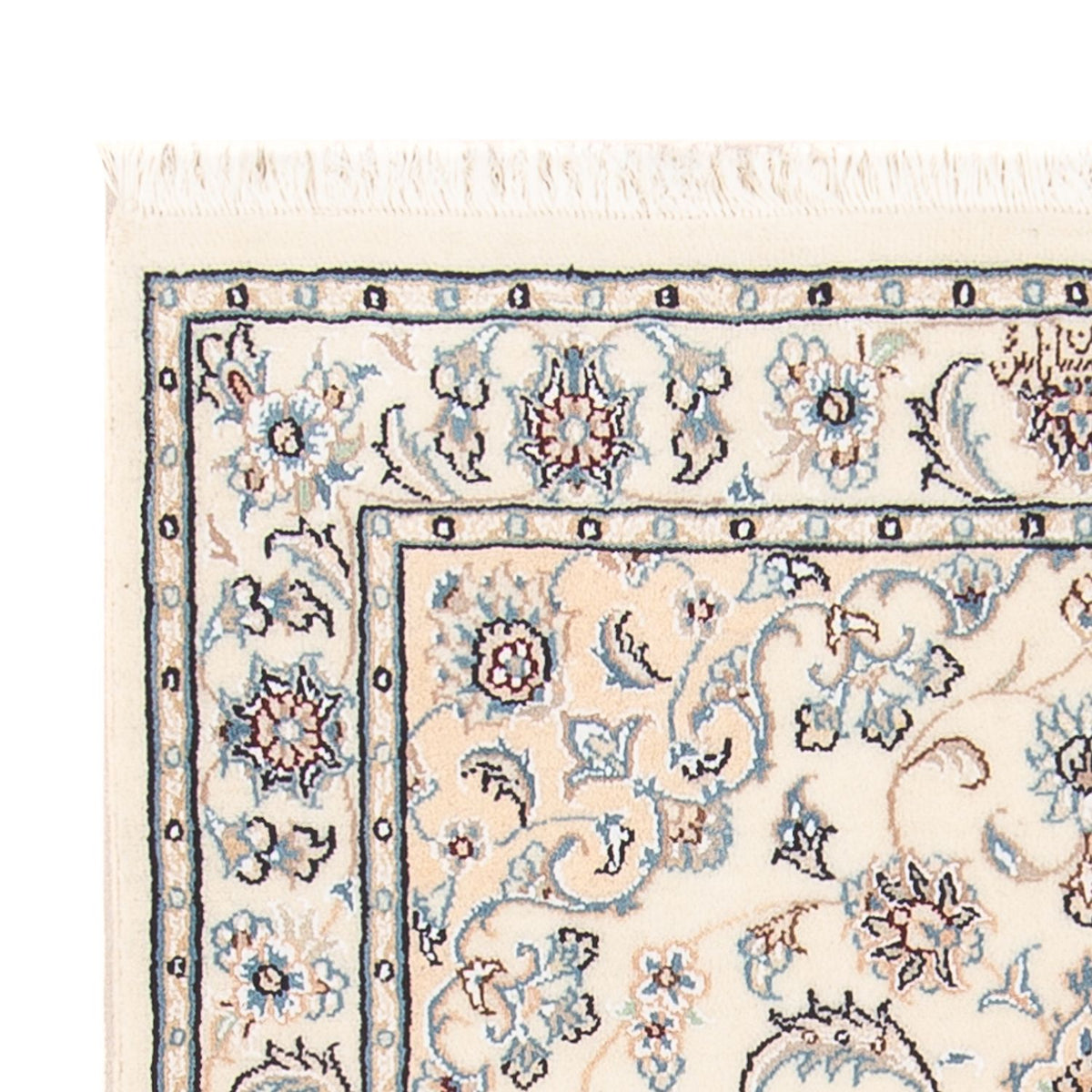 Perserteppich - Nain - Premium - 121 x 82 cm - creme