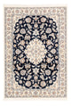 Perserteppich - Nain - Premium - 151 x 108 cm - blau