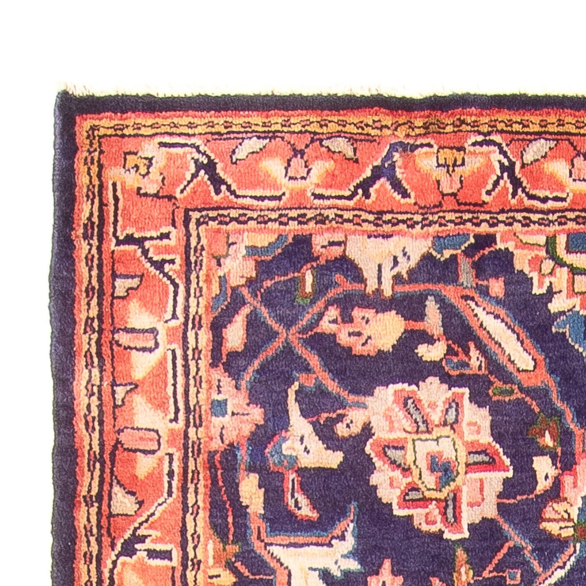 Läufer Perser - Bidjar - 306 x 118 cm - dunkelblau